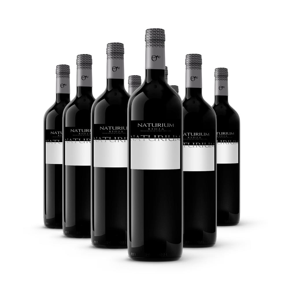 12 botellas vino personalizado Naturium Reserva