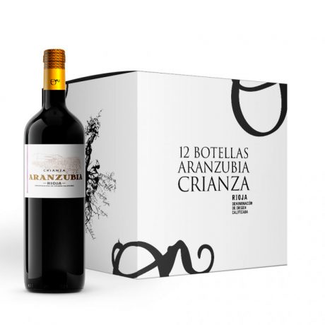 Caja 12 botellas vino Rioja Crianza Aranzubia