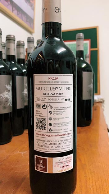 Etiqueta Vino Rioja