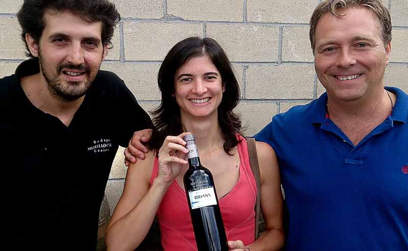 El vino Rioja con la txupinera de Bilbao