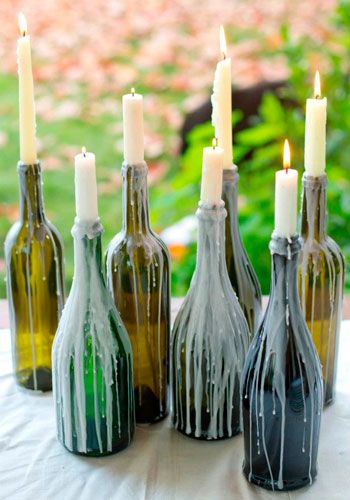 Ideas de decoración con botellas de vino