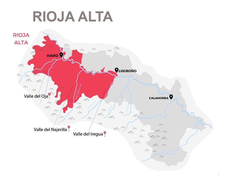 Mapa Rioja Alta