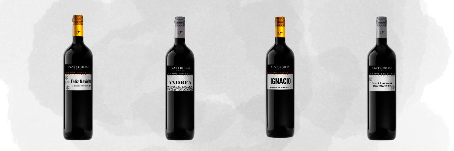 Botellas personalizadas Rioja Naturium