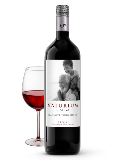 Vino personalizado Naturium Reserva