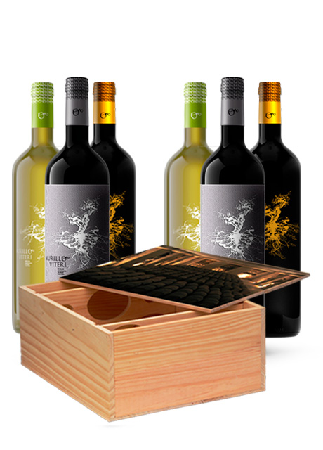Caja Madera vinos Rioja