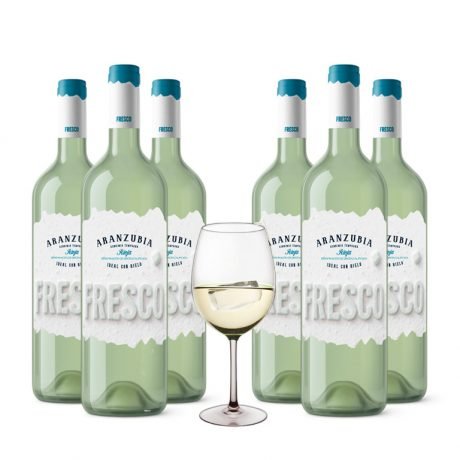 6 Botellas vino blanco Rioja Aranzubia 6 Botellas vino blanco Rioja Aranzubia
